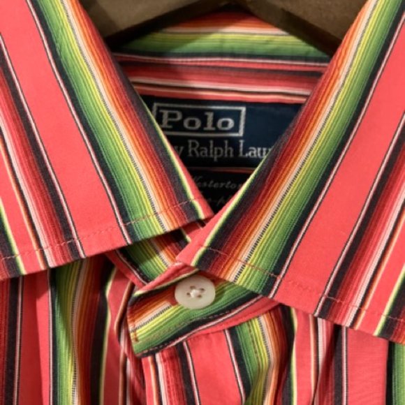 Bright Colored Ralph Lauren Men's Shirt - Picture 2 of 3